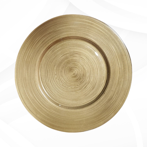 Rentamos Plato Base Dorado