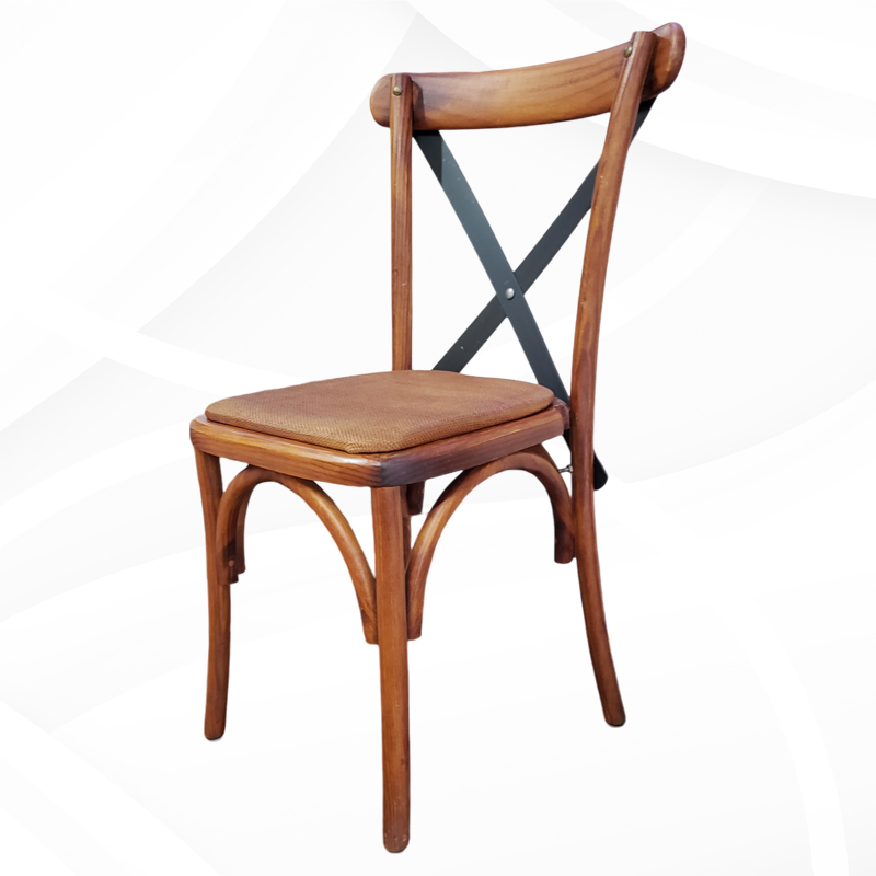 RENTA SILLAS BISTRO CRUCETA DE MADERA