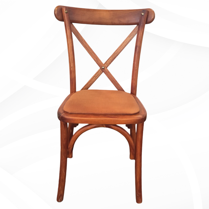 RENTA SILLAS BISTRO CRUCETA DE MADERA