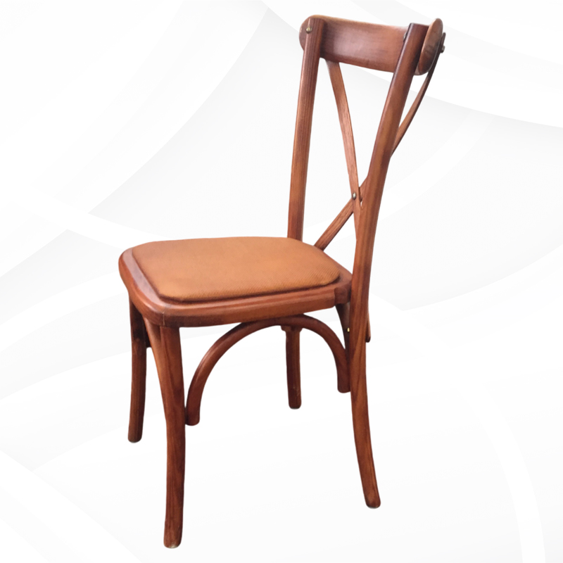 RENTA SILLAS BISTRO CRUCETA DE MADERA