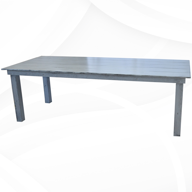 RENTA MESA RECTANGULAR PATAS RECTAS