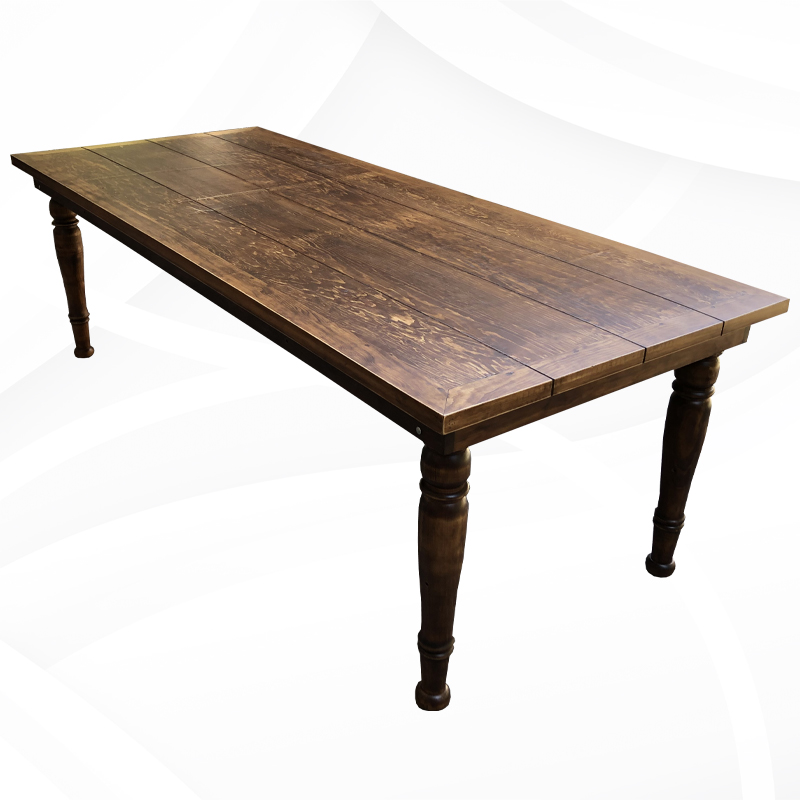 RENTA MESA RECTANGULAR PATAS REDONDAS
