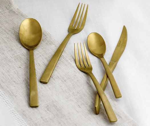VENTA CUBIERTOS VENECIA AURA GOLD