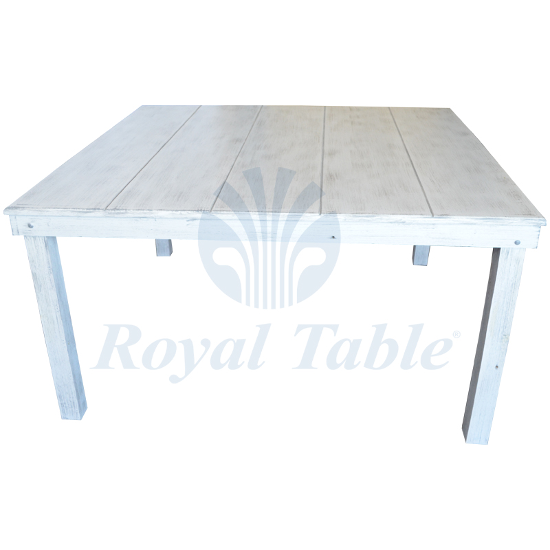 MESA CUADRADA DE MADERA ELDER
