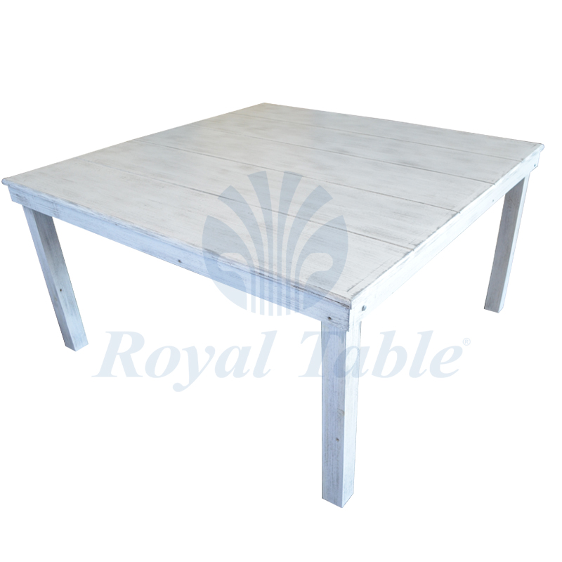 MESA CUADRADA DE MADERA ELDER