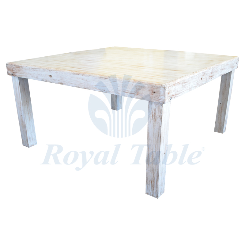 MESA CUADRADA DE MADERA