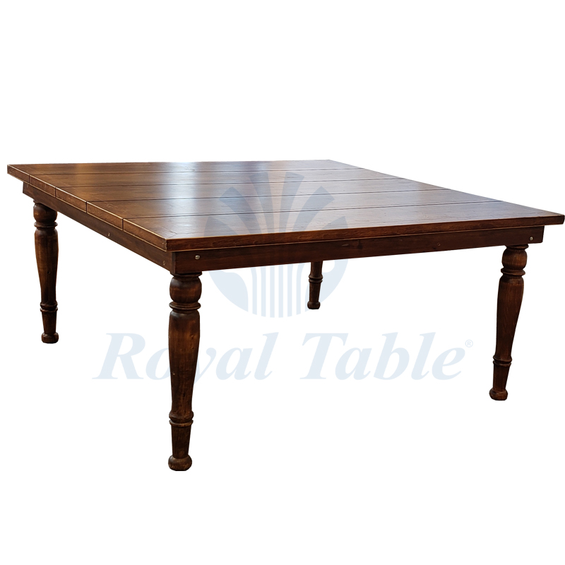 Mesa Tablón Patas Redondas