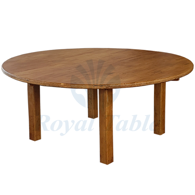 MESA REDONDA DE MADERA