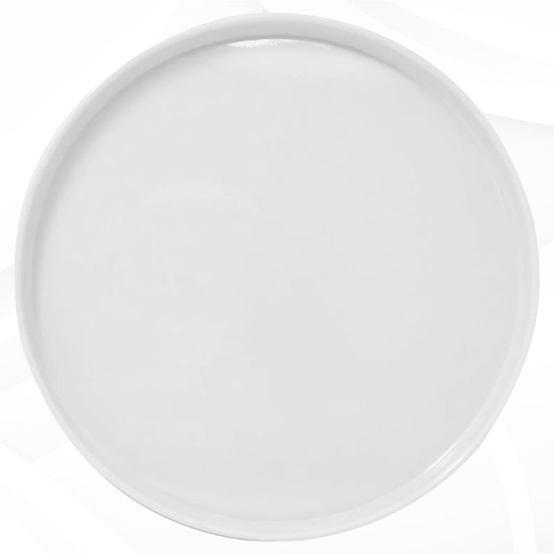 RENTA PLATO BLANCO MEDITERRÁNEO 19 CM