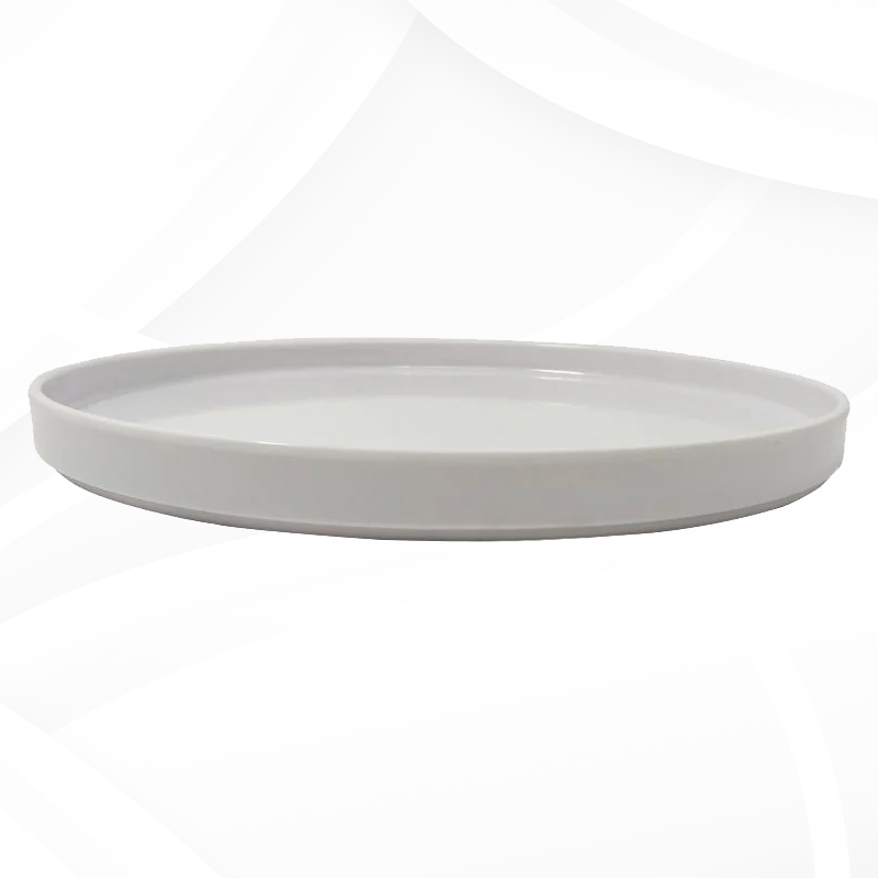 RENTA PLATO BLANCO MEDITERRÁNEO 19 CM