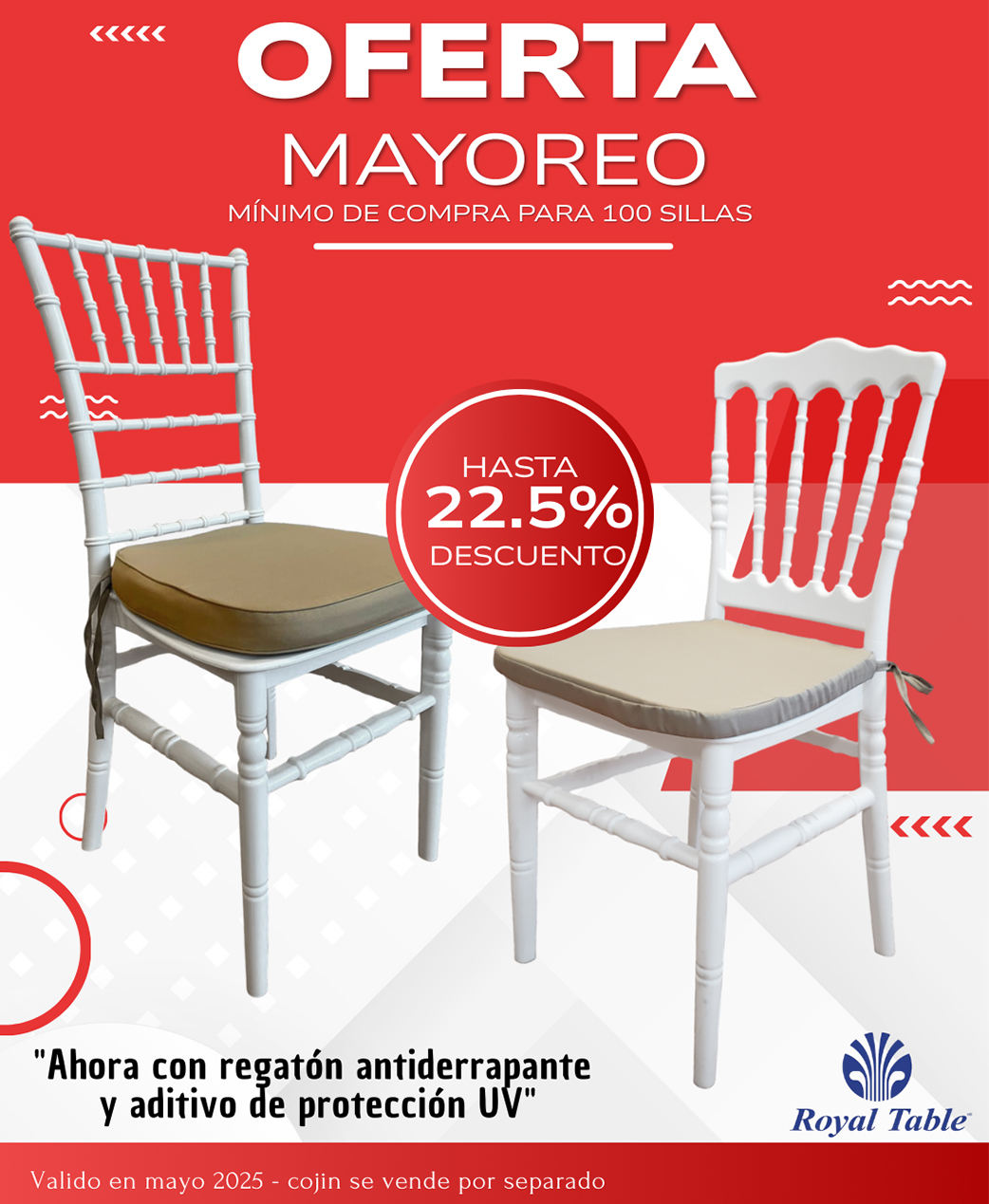 Promociones de Junio 2025 en venta de equipo y mobiliario en eventa 