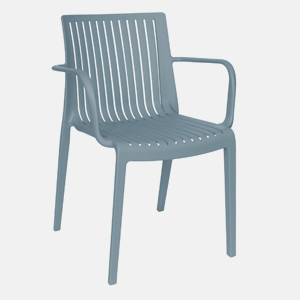 Silla Milos Descanabrazos Monoblock