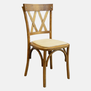 Silla Doble Cruz de Madera