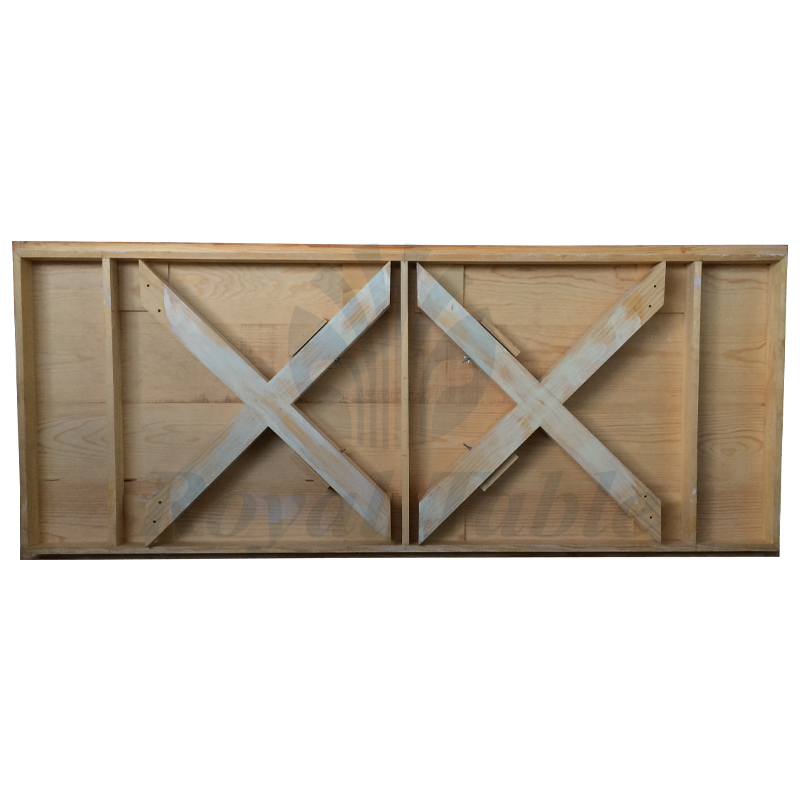 Mesa Tablón Patas En X de Madera