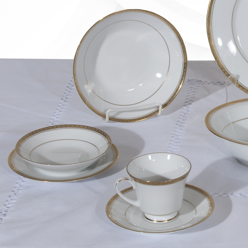RENTA DE VAJILLAS NORITAKE GOLDEN (BLANCA CON FILO DE ORO)
