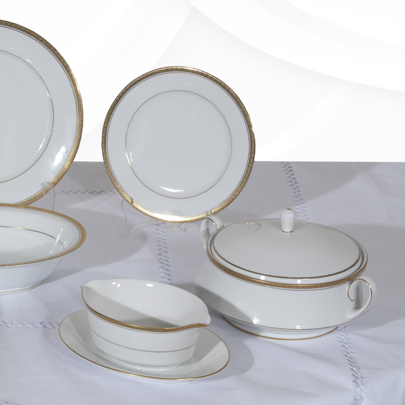 RENTA DE VAJILLAS NORITAKE GOLDEN (BLANCA CON FILO DE ORO)