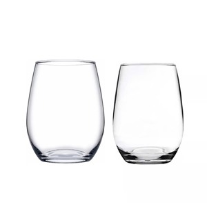 Vasos Amber fondo blanco