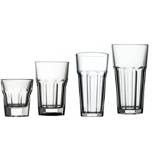 Vasos Casablanca fondo blanco